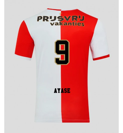 Moške Nogometnih dresov Feyenoord Ayase Ueda #9 Domači 2025-26 Kratki rokavi Moške Nogometnih dresov Feyenoord Ayase Ueda #9 Domači 2025-26 Kratki rokavi